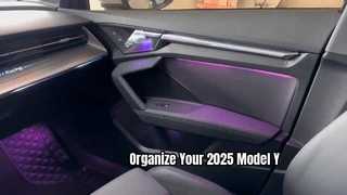 Tesla Model Y 2025 Wireless Charging Console Organizer